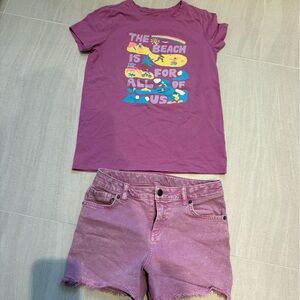 Cat & Jack Light Purple Kids Shorts